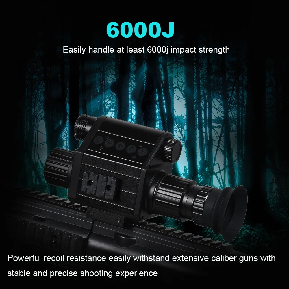 Megaorei M5 Infrared Night Vision Scope Monocular 1080p HD Hunting Camera Recoil Resistance