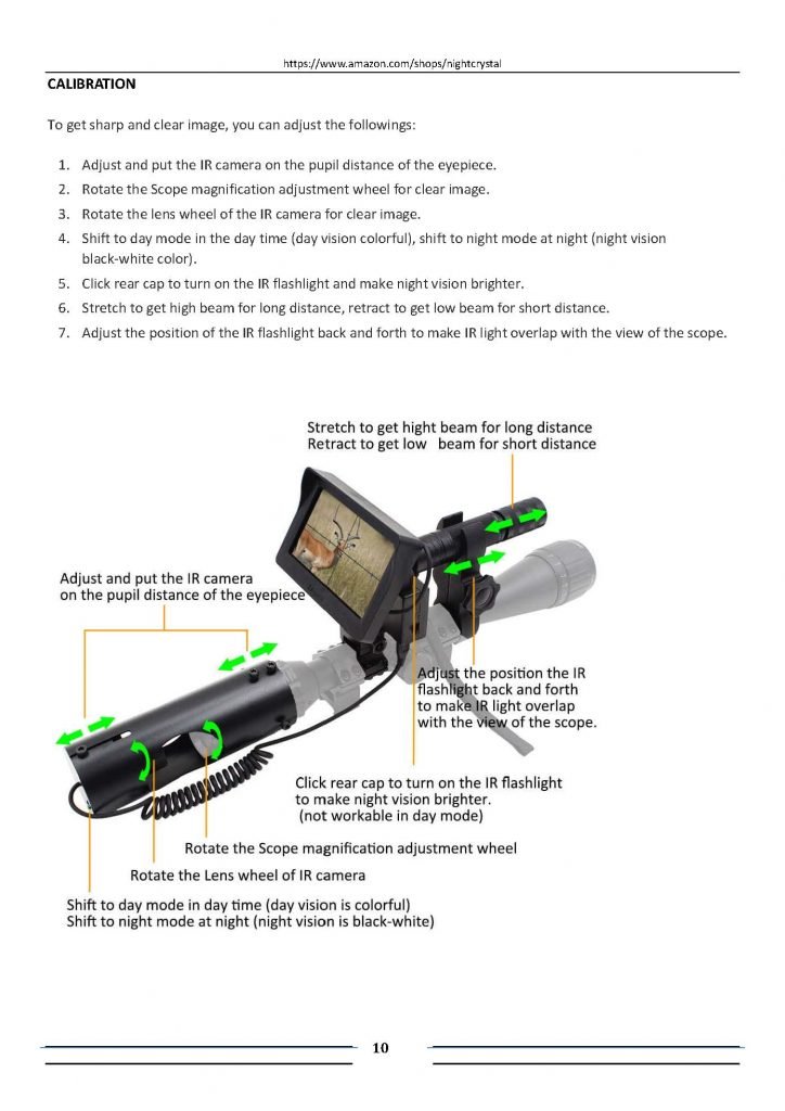 Megaorei 1 Operation Manual1 - NightCrystal Hunting Store on Aamazon