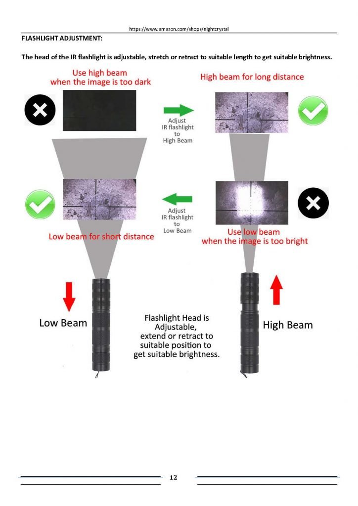 Megaorei 1 Operation Manual1 - NightCrystal Hunting Store on Aamazon