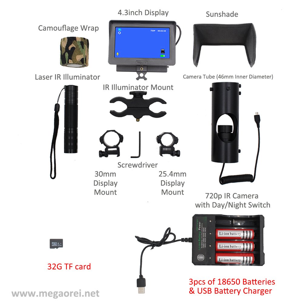 megaorei night vision battery