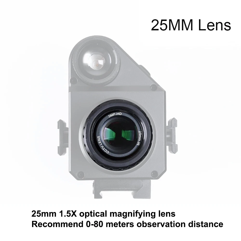 Megaorei M5 Night Vision Scope Video Camera Objective Lens main picture 25mm 80 meters megaorei.net