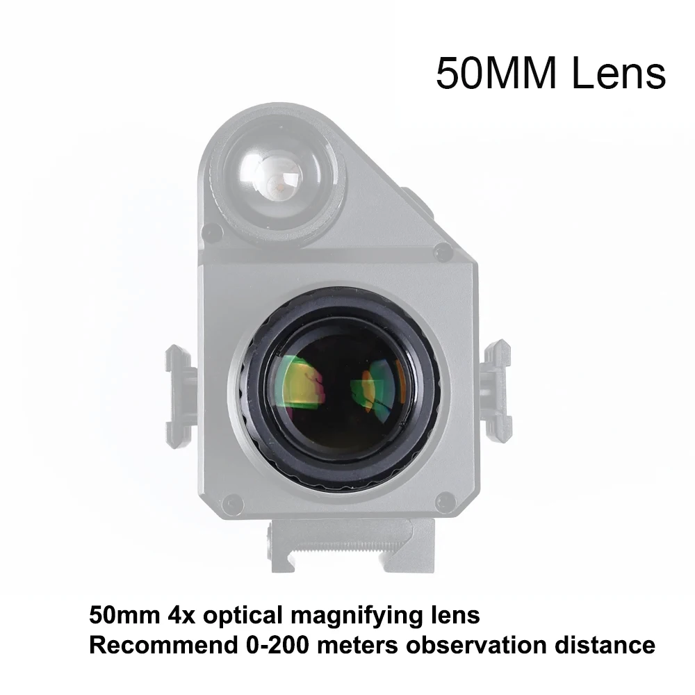 Megaorei M5 Night Vision Scope Video Camera Objective Lens main picture 50mm 200 meters megaorei.net