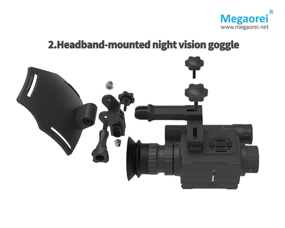 Megaorei NK006 Headband-mounted Night Vision Goggles Operation Manual