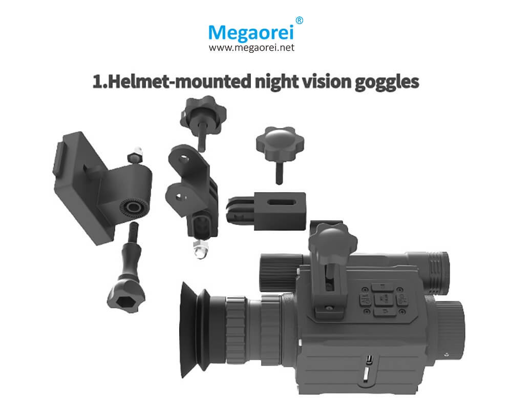 Megaorei NK006 Helmet-mounted Night Vision Goggles Operation Manual (www.megaorei.net)