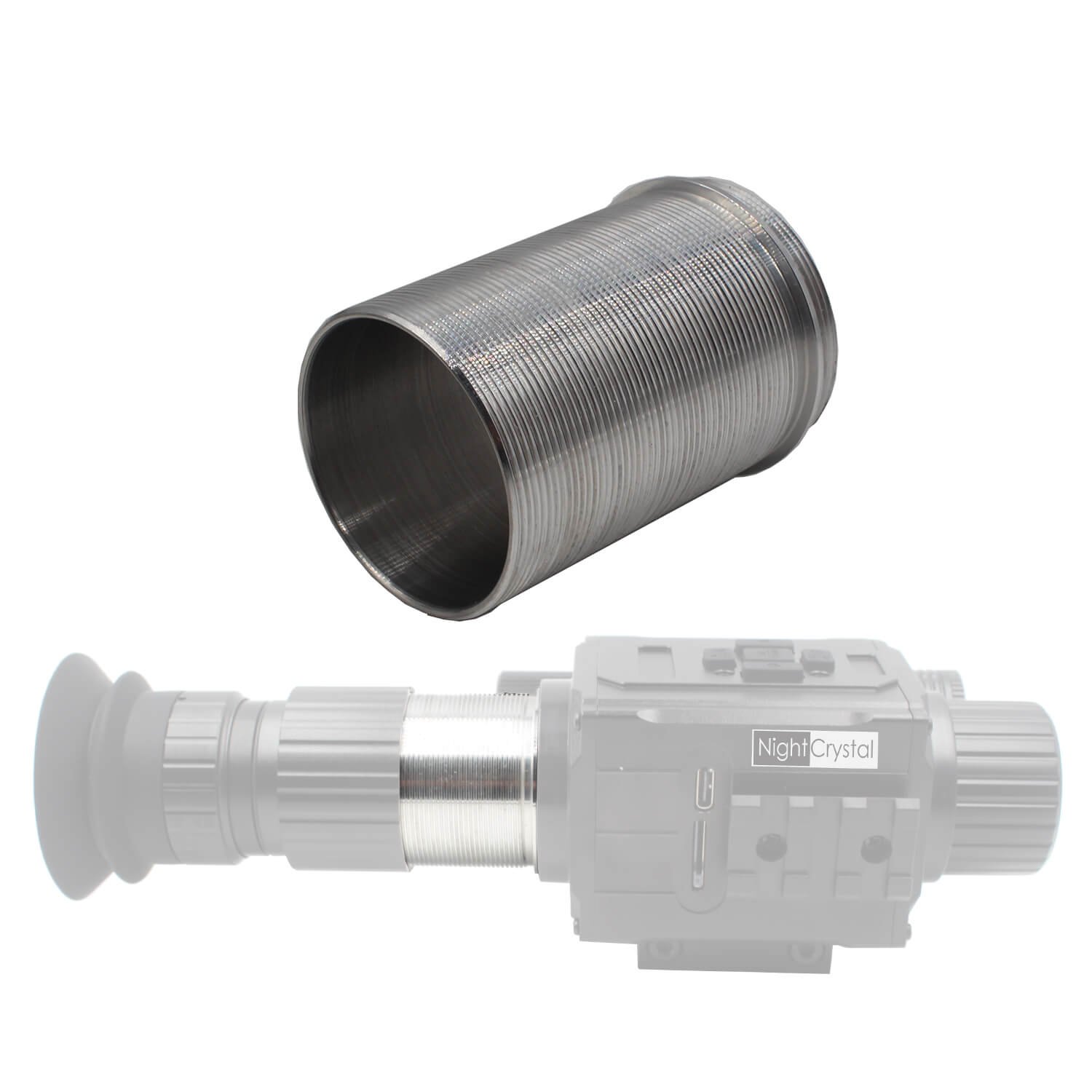 56mm Adjustable Diopter Lens Tube for NightCrystal Megaorei NK008 M6 M5 NK007 M4B M4A M4 M3